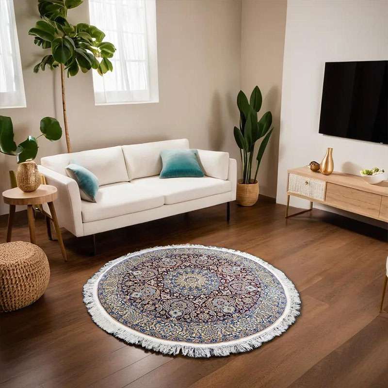 Round Nain Rug 200 × 200 cm