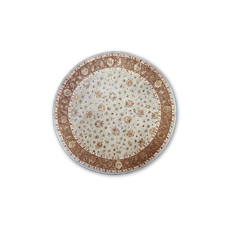 Round Saffavid Rug 270 × 270 cm