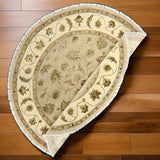 Round Saffavid Rug 184 × 184 cm