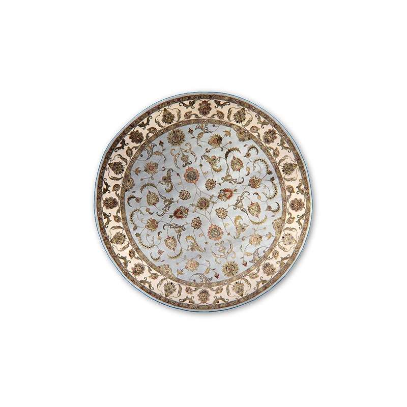 Round Saffavid Rug 304 × 304 cm