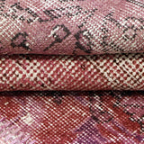Modern Dusty Rose Pink Anatolian Collage Rug 245 × 165 cm