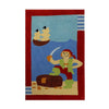 Tufted Kids Rug With Pirates 150 × 80 cm