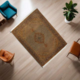 Part Silk Tabriz/50 Raj Rug 250 × 192 cm