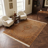 Part Silk Tabriz/50 Raj Rug 204 × 150 cm