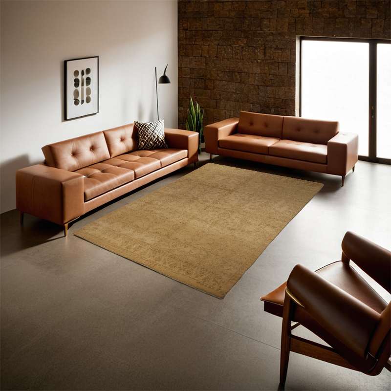 Modern Part Silk Tibet Rug 164 × 242 cm