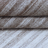 Brown & Taupe Ombre Striped Kilim Rug Design 121 × 181 cm