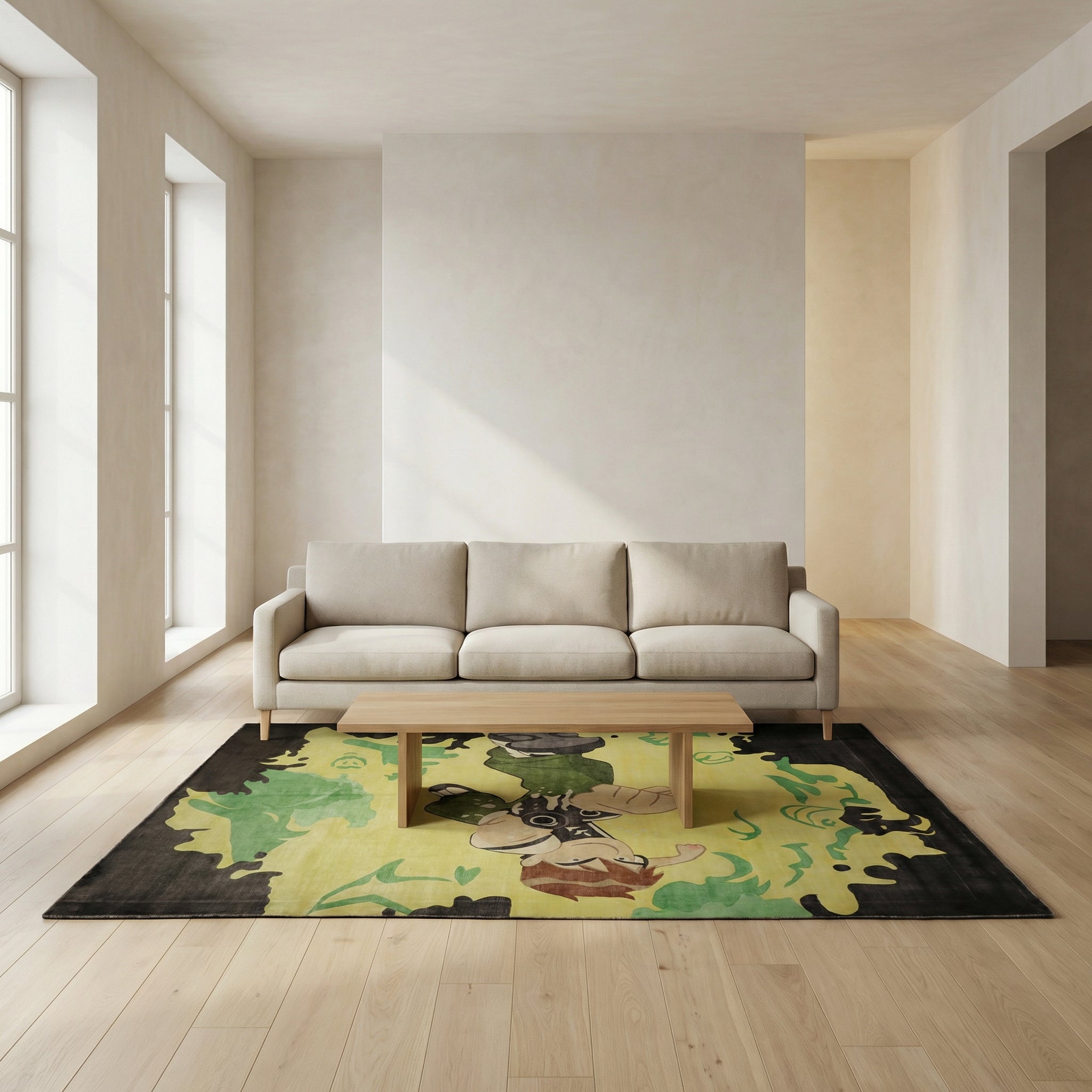 Kiddies Bamboo Silk Loom Rug 240 × 170 cm