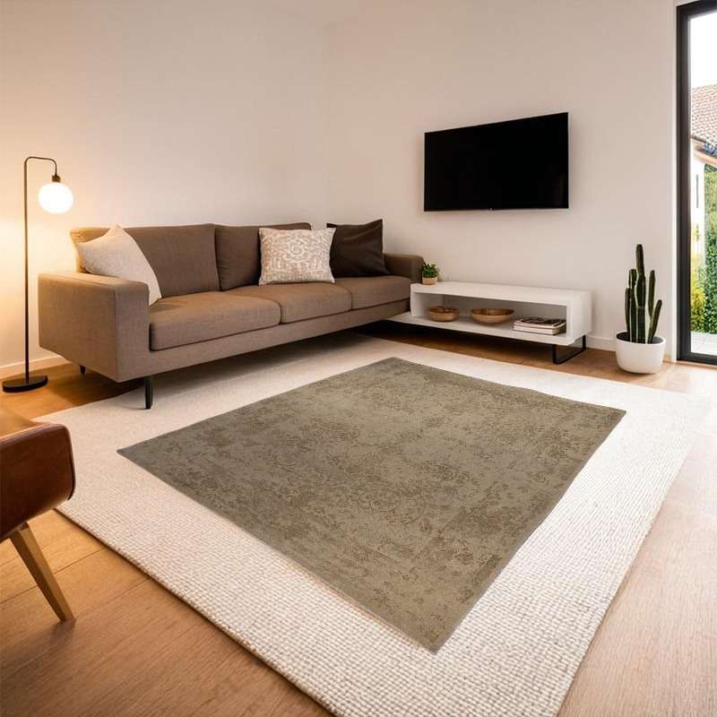 Modern Part Silk Tibet Glaze Rug 175 × 238 cm