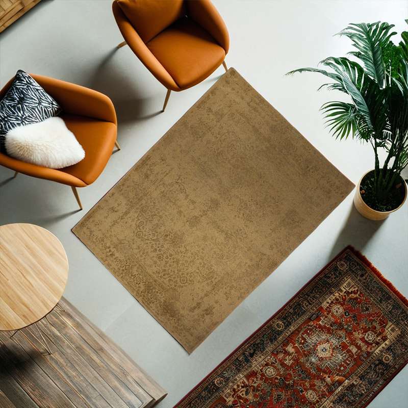Modern Part Silk Tibet Glaze Rug 174 × 233 cm