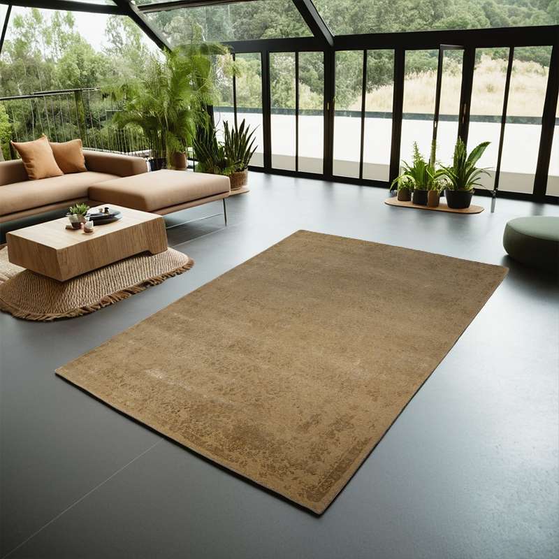 Modern Part Silk Tibet Glaze Rug 174 × 233 cm