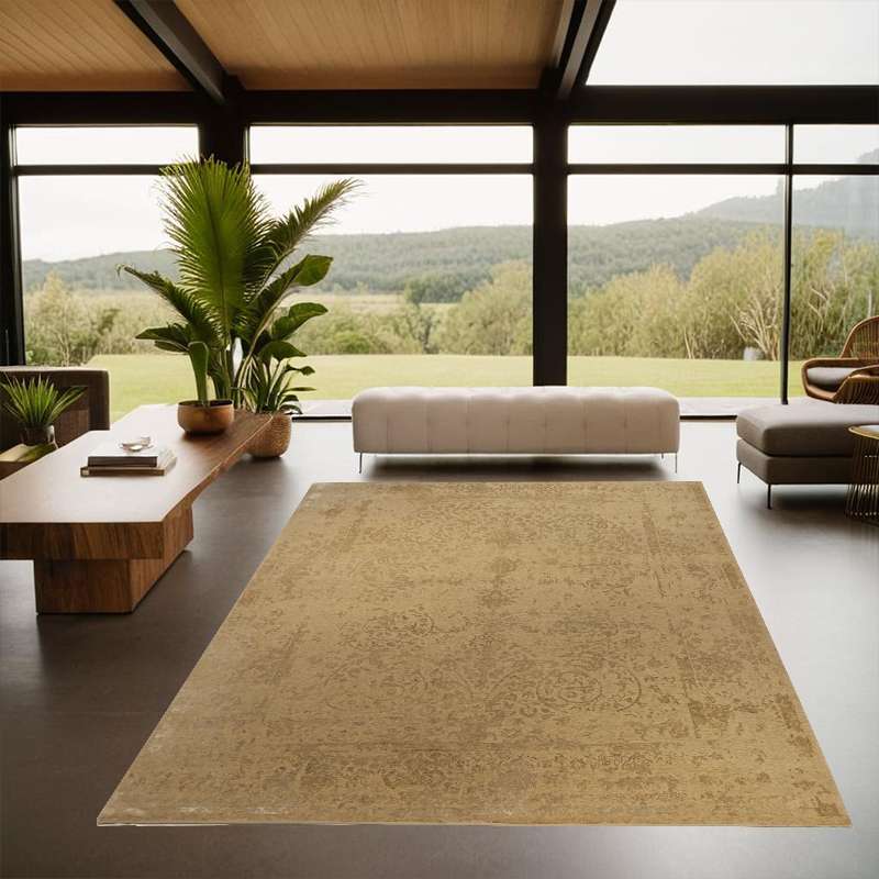 Modern Part Silk Tibet Glaze Rug 174 × 233 cm