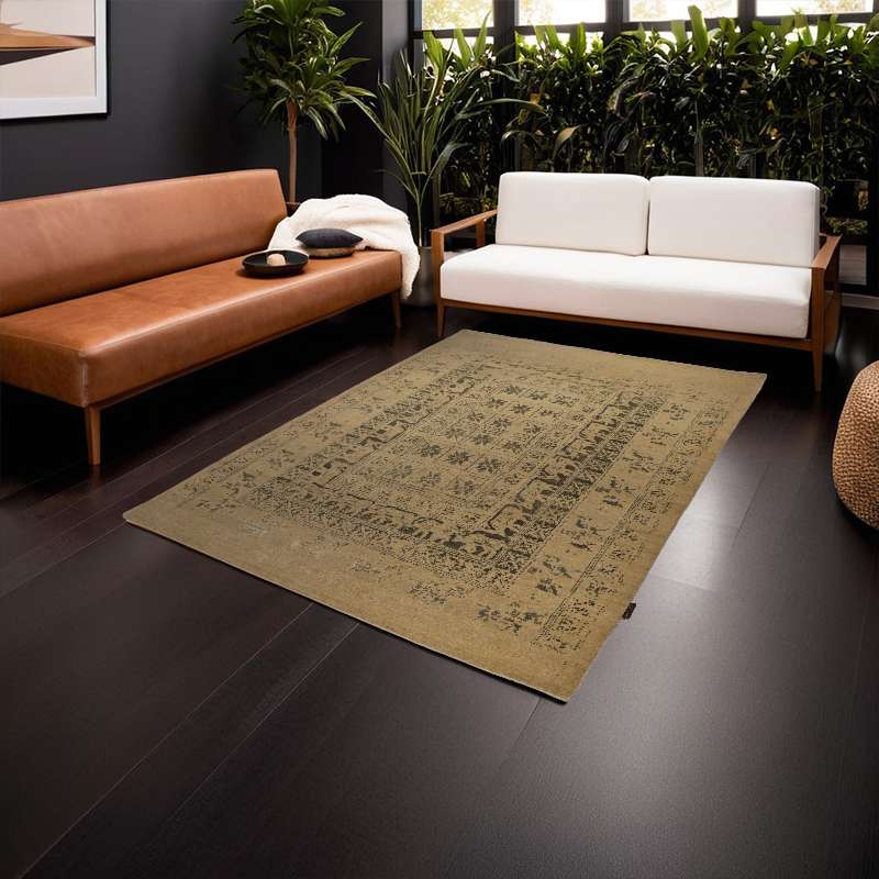 Part Silk Tibet Rug 177 × 242 cm