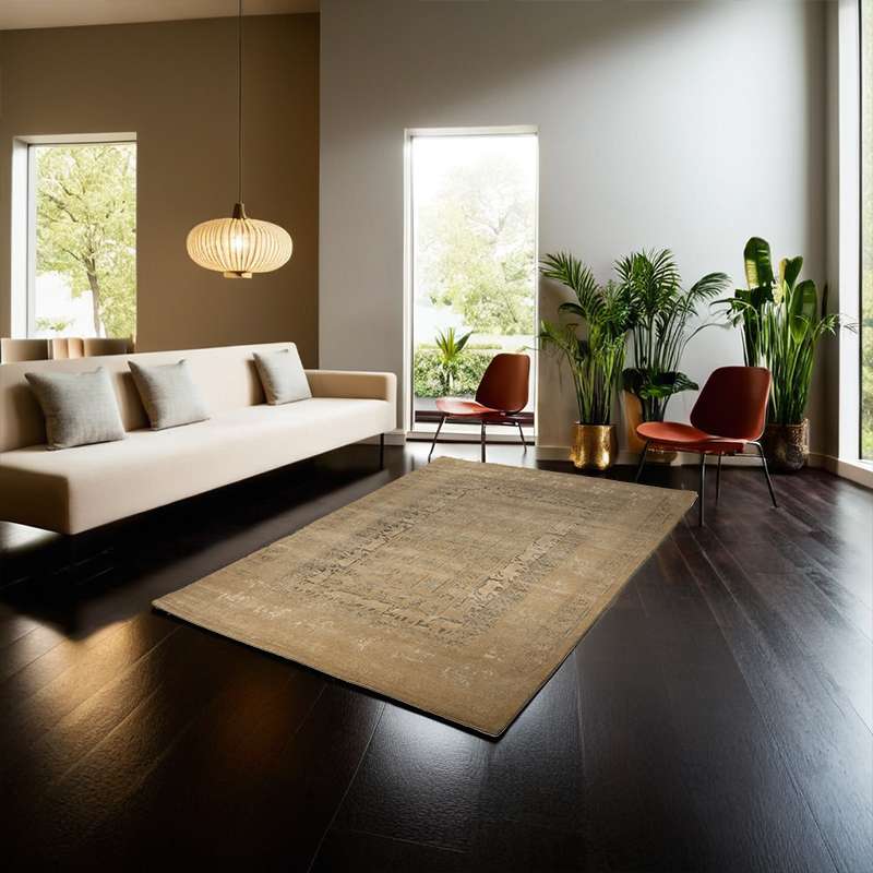 Part Silk Tibet Rug 177 × 242 cm