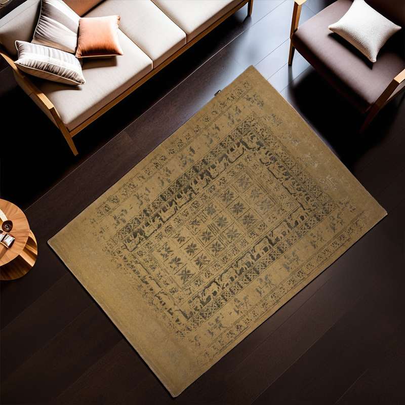 Part Silk Tibet Rug 177 × 242 cm