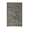 Grey & Ivory Honeycomb Tribal Kilim Rug Design 150 × 200 cm