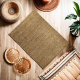 Modern Silk Jute Kilim Rug 173 × 235 cm