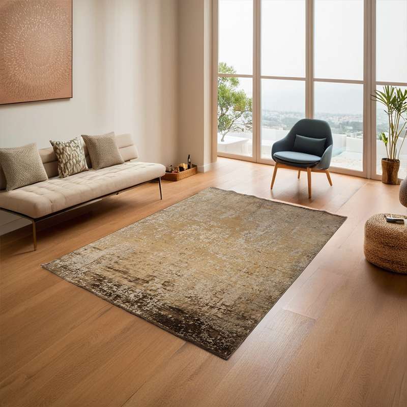 Part Silk Modern Rug 230 × 160 cm