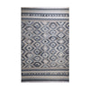 Grey & Ivory Tribal Geometric Kilim Rug Design 200 × 300 cm