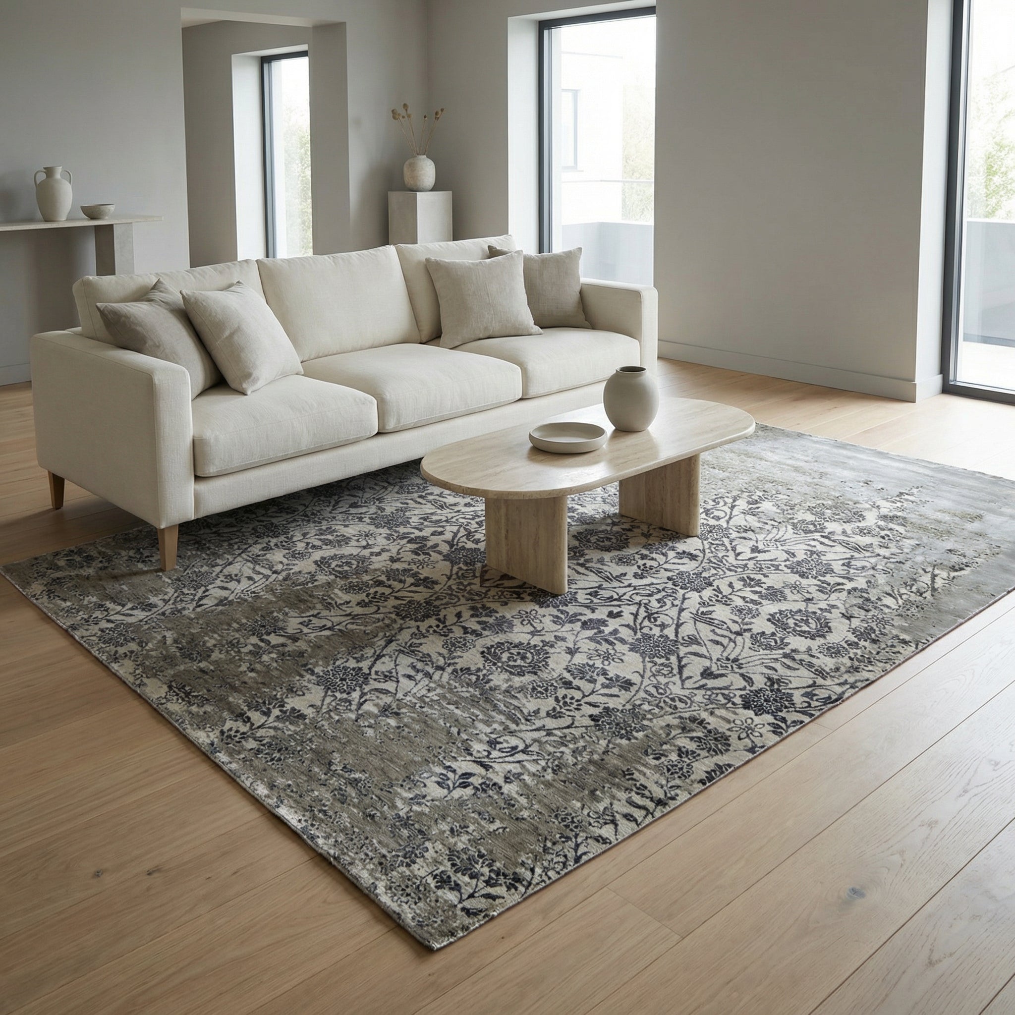 Modern Part Silk Rug Lavish Collection 240 × 173 cm