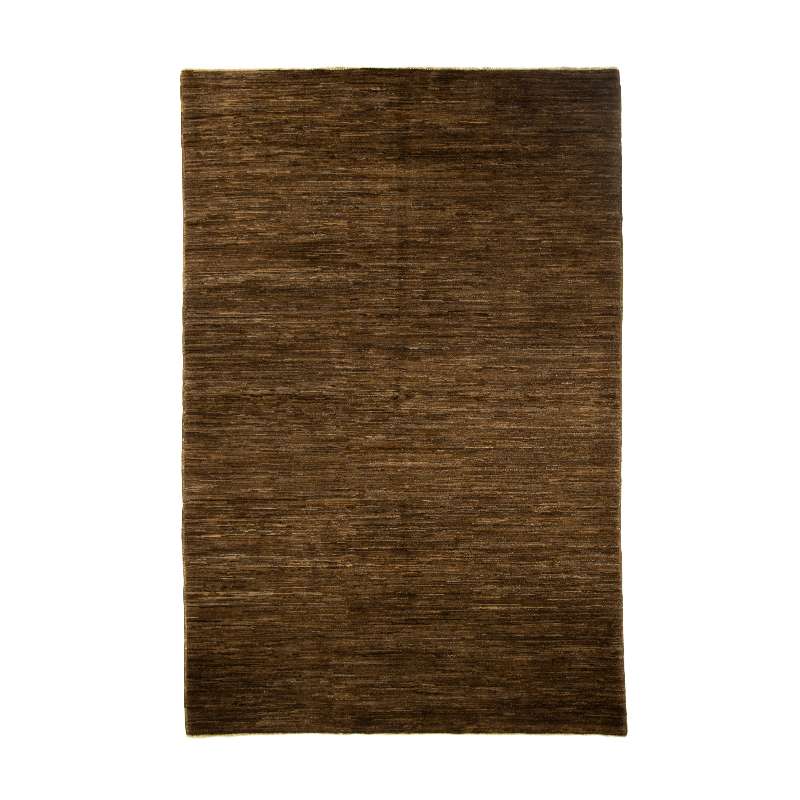 Modern Mocha Natural Gabbeh Rug 242 × 157 cm