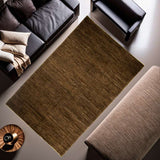 Modern Mocha Natural Gabbeh Rug 242 × 157 cm