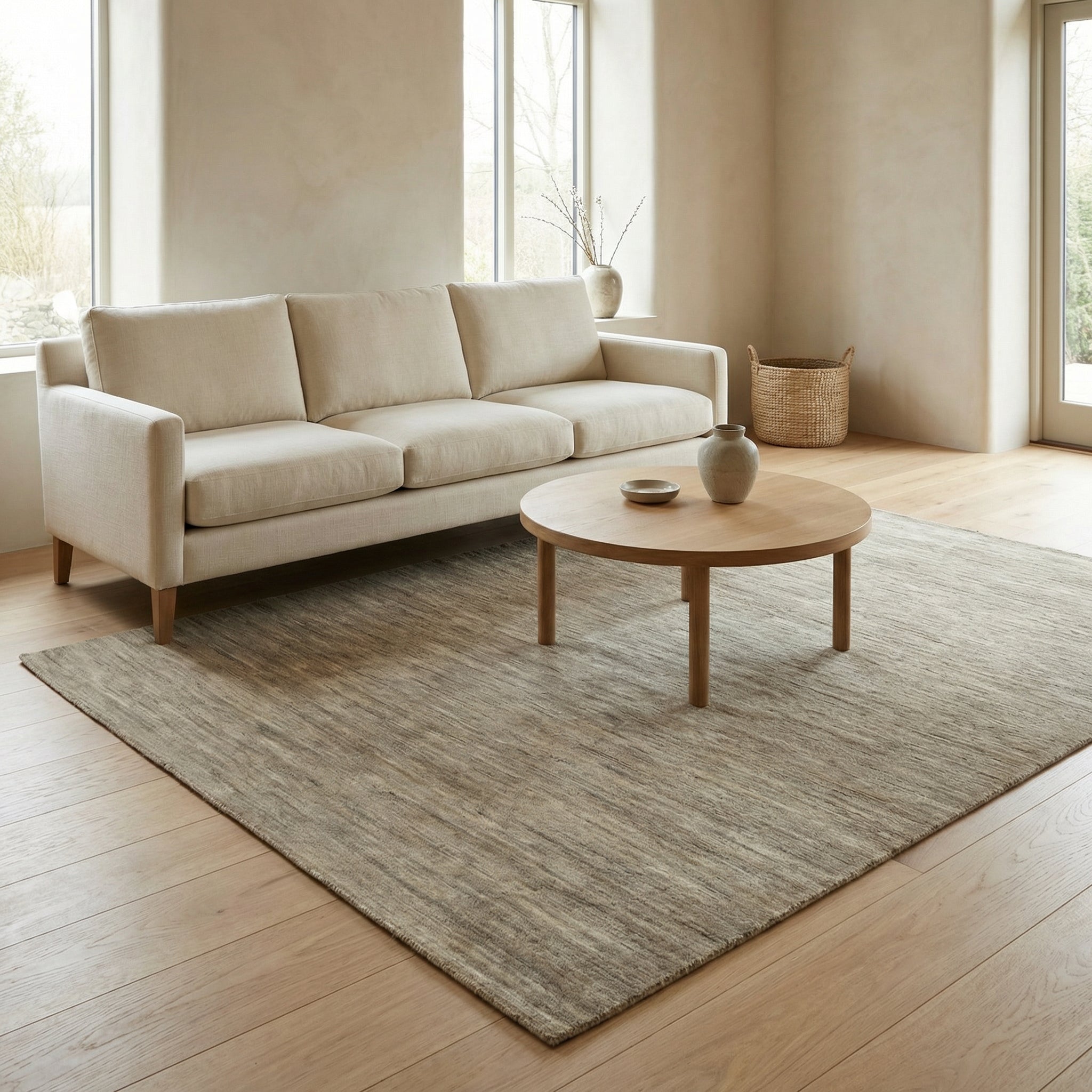 Modern Natural Afghan Gabbeh Rug 230 × 162 cm