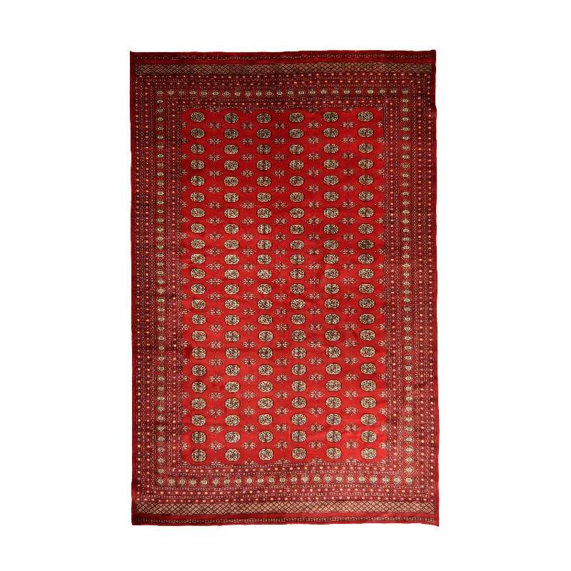 Red Mori Bukhara Rug 372 × 276 cm