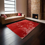 Modern Red Vintage Rug 290 × 211 cm
