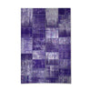 Purple Modern Anatolian Collage Rug 277 × 195 cm