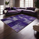Purple Modern Anatolian Collage Rug 277 × 195 cm