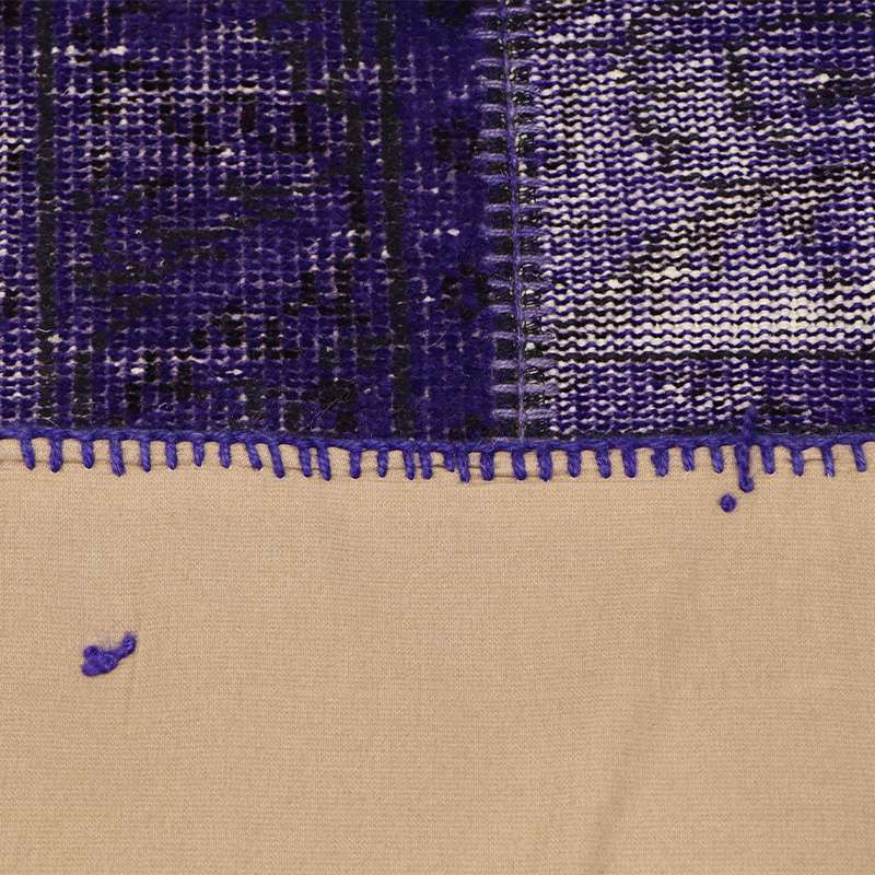 Purple Modern Anatolian Collage Rug 277 × 195 cm