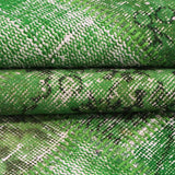 Green Hand-Knotted Modern Patchwork Collage Rug 351 × 251 cm