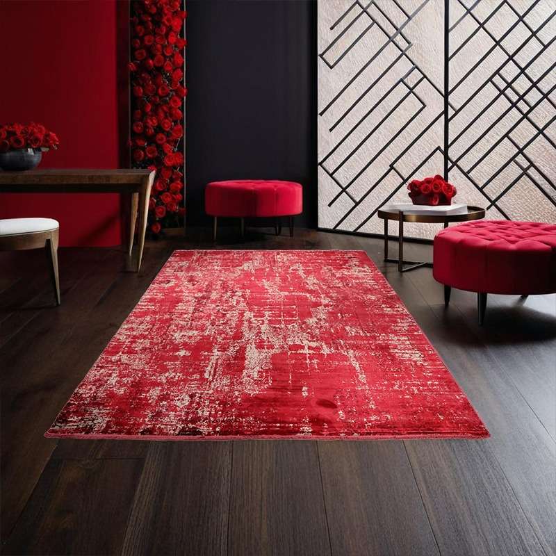 Red Modern Vitry Rug 290 × 200 cm