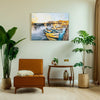 T Palmer Boats Oil Painting 60 × 45 cm