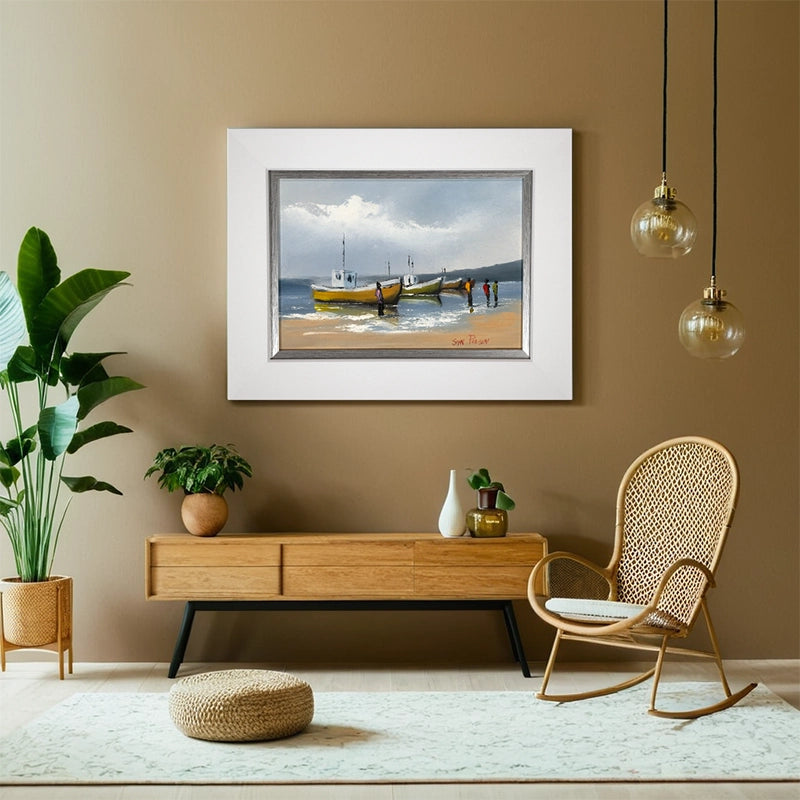 Stan Polson Landscape Scenery Painting 48 × 38 cm