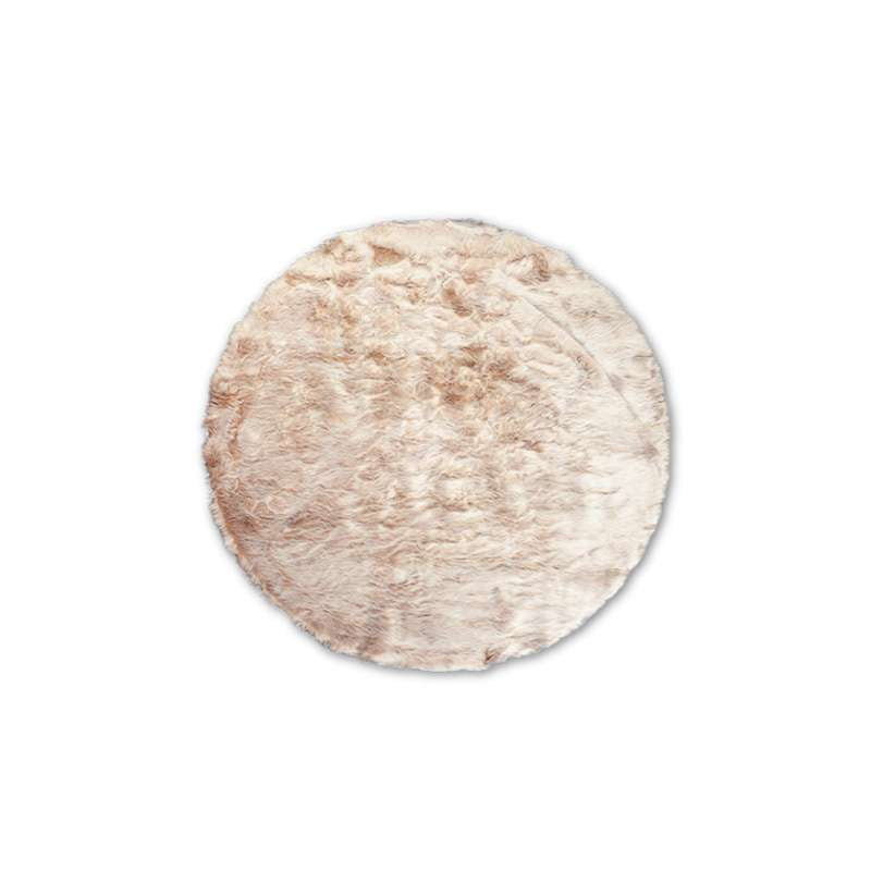 Modern Grey Plush Faux Fur Rugs