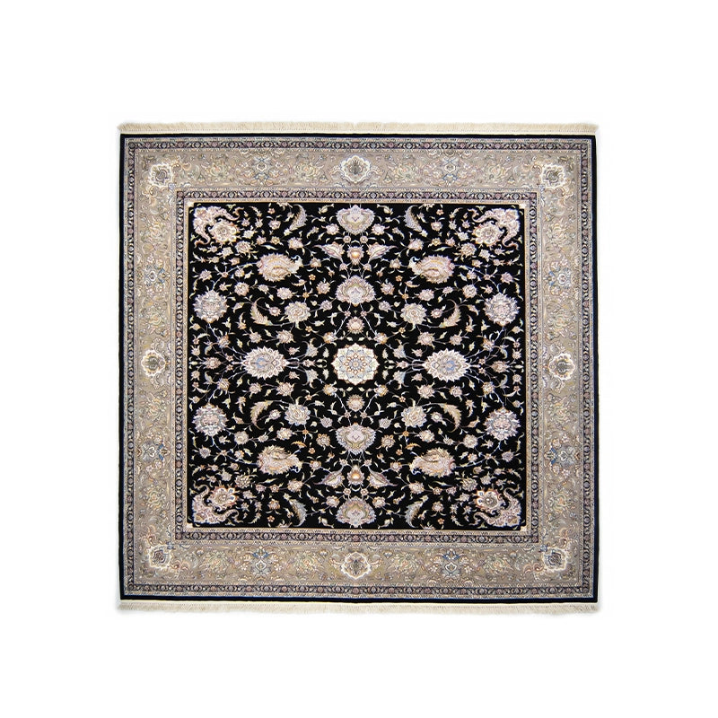 Square Persian Kashan Rug Design 300 × 300 cm