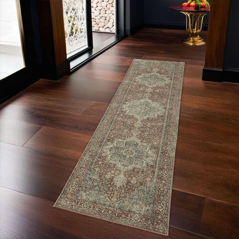 Modern Part Silk Vitry Runner 300 × 80 cm