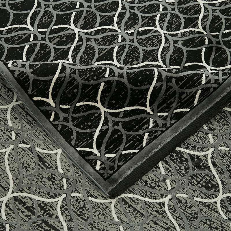 Part Silk Montage Rug 400 × 300 cm