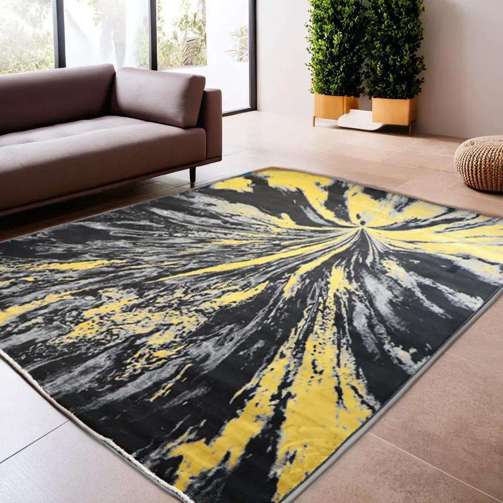 Modern Swirl Rug Design 350 × 250 cm