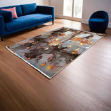 Painted-Look Rug Design 235 × 160 cm