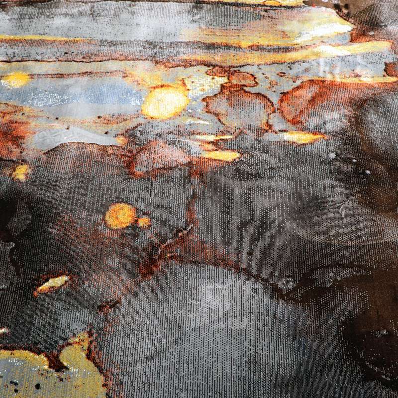 Painted-Look Rug Design 235 × 160 cm