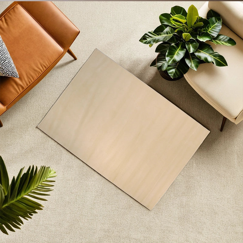 Modern Plush Pile Rugs In Cream Pianura Collection