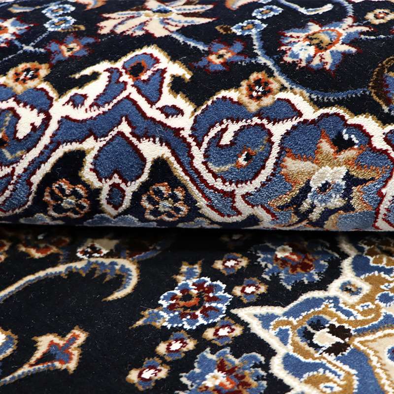 Navy Blue Pars Persian Rug Design 230 × 160 cm