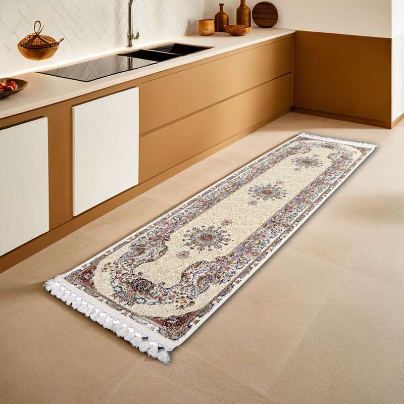 Cream Persiano Runner 300 × 80 cm