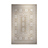 Natural Beige & Ivory Tribal Geometric Outdoor Rug 305x240cm