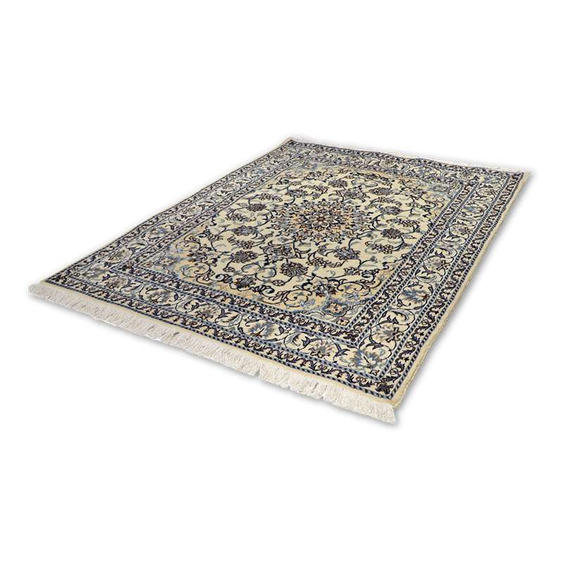 Silk Persian Nain Rug 193 × 150 cm