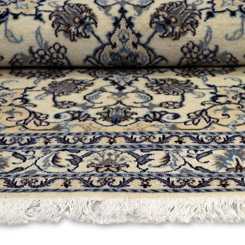 Silk Persian Nain Rug 193 × 150 cm