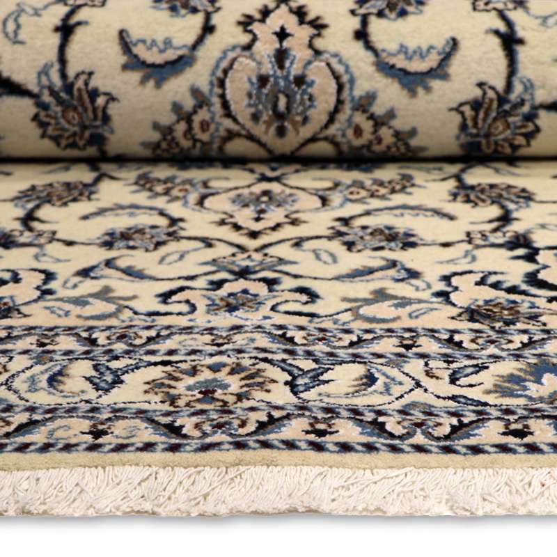 Silk Persian Nain Rug 205 × 148 cm