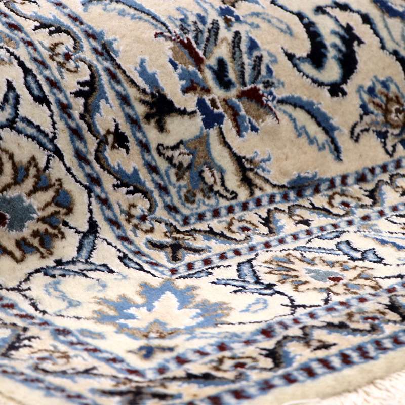 Silk Persian Nain Rug 205 × 148 cm